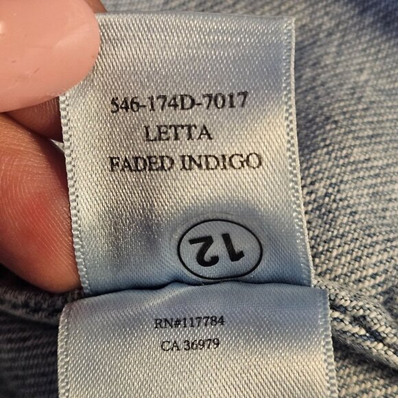 Rails Light Denim Letta Mini Dress S Flutter Sleeve Boho Cottage Core Minimalist - Picture 11 of 14